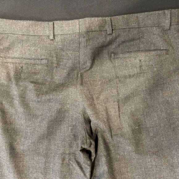 M&S Collection Brown Plaid Dress Pants Size 34 - Picture 7 of 8